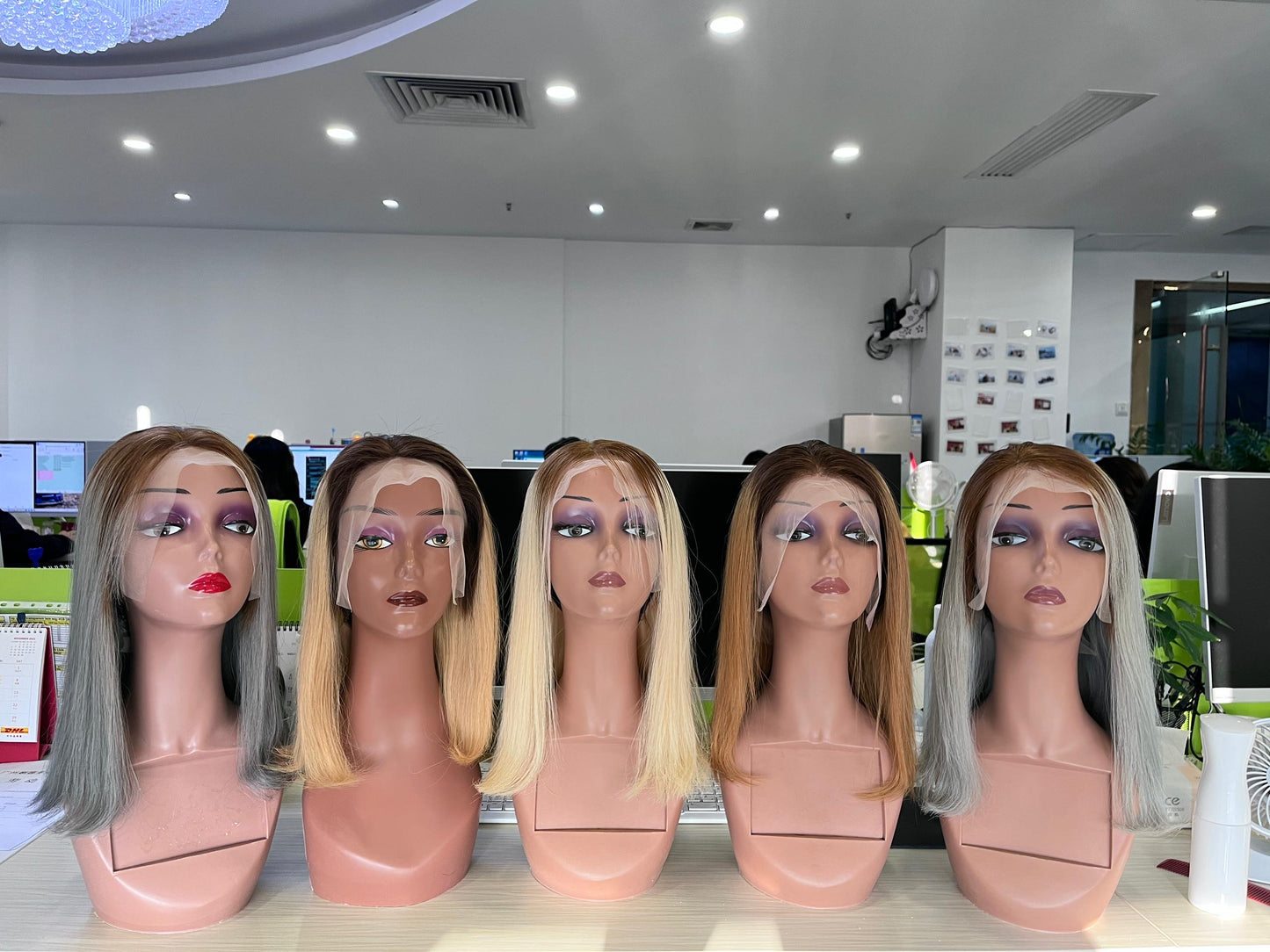 Raw Custom Color 13X4 Hd Frontal Short Wigs