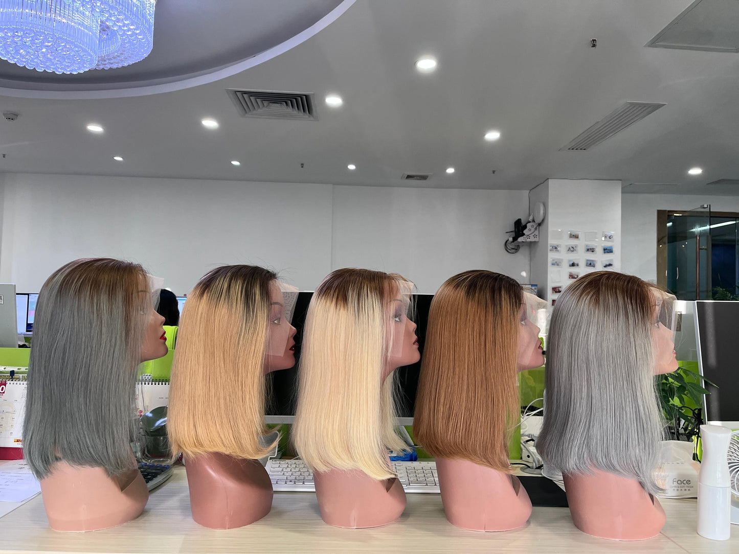 Raw Custom Color 13X4 Hd Frontal Short Wigs