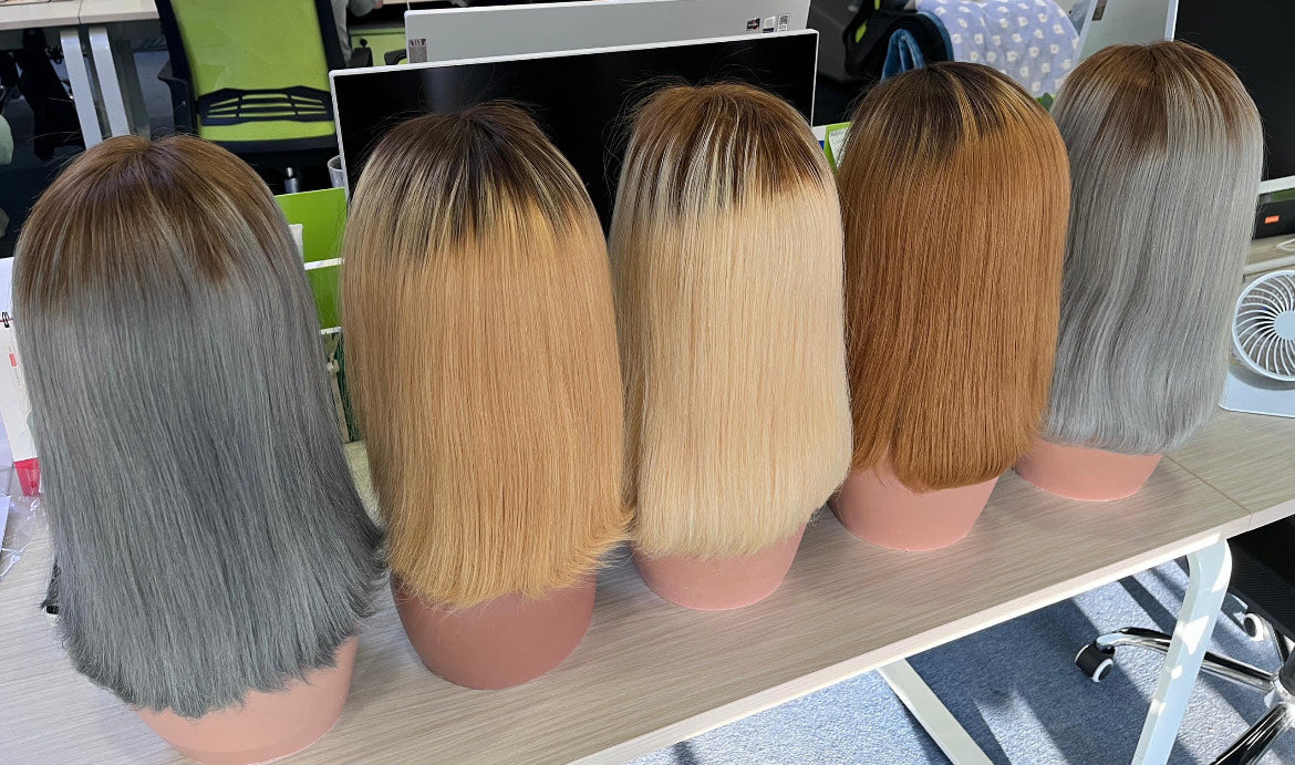 Raw Custom Color 13X4 Hd Frontal Short Wigs